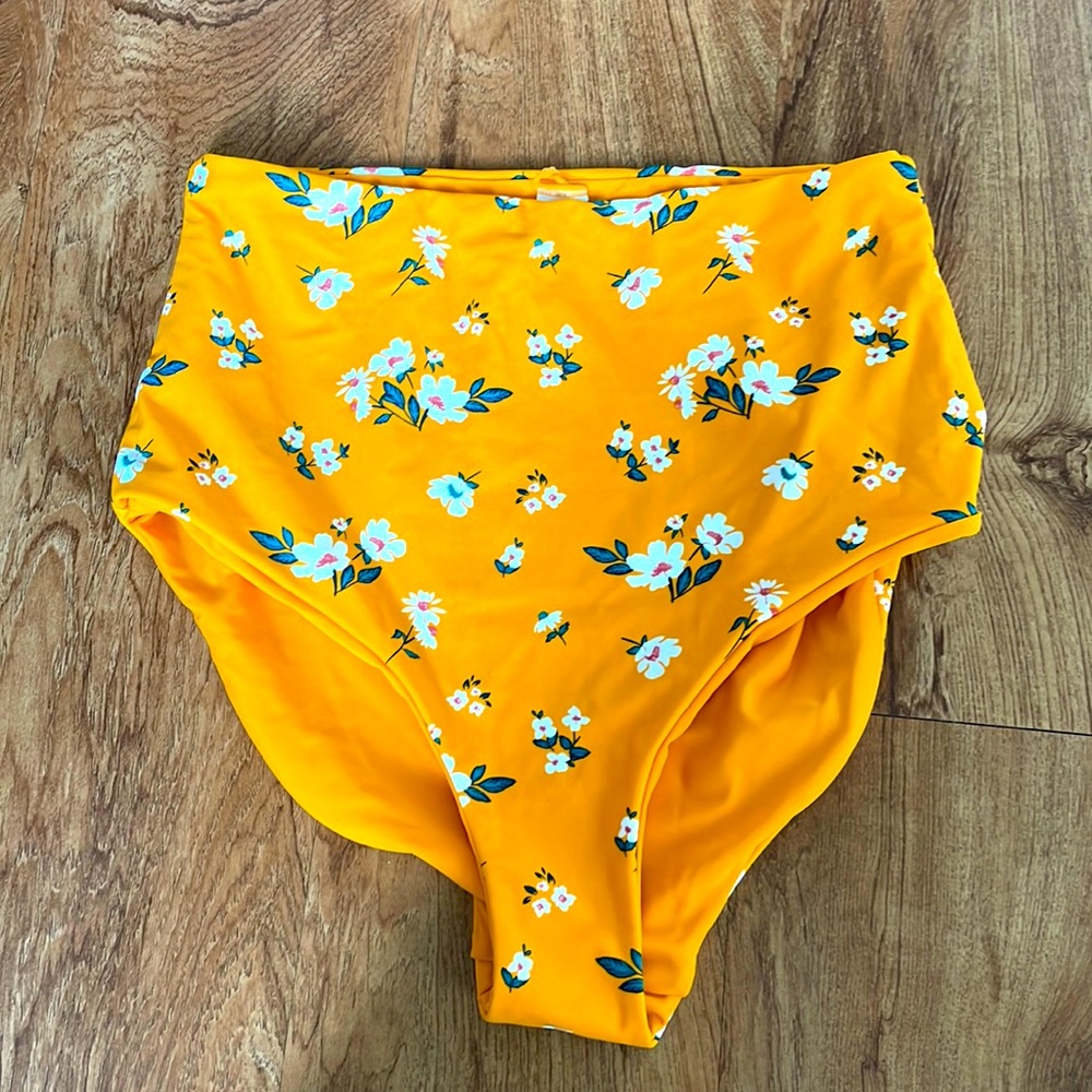 Coral Reef Swim- Leisure Reversible Bottoms | Mango/Floral